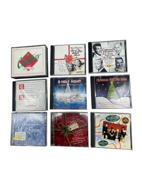 Lot Of 9 Christmas Music CDs Featuring Classic Modern Holiday Hits Various READ